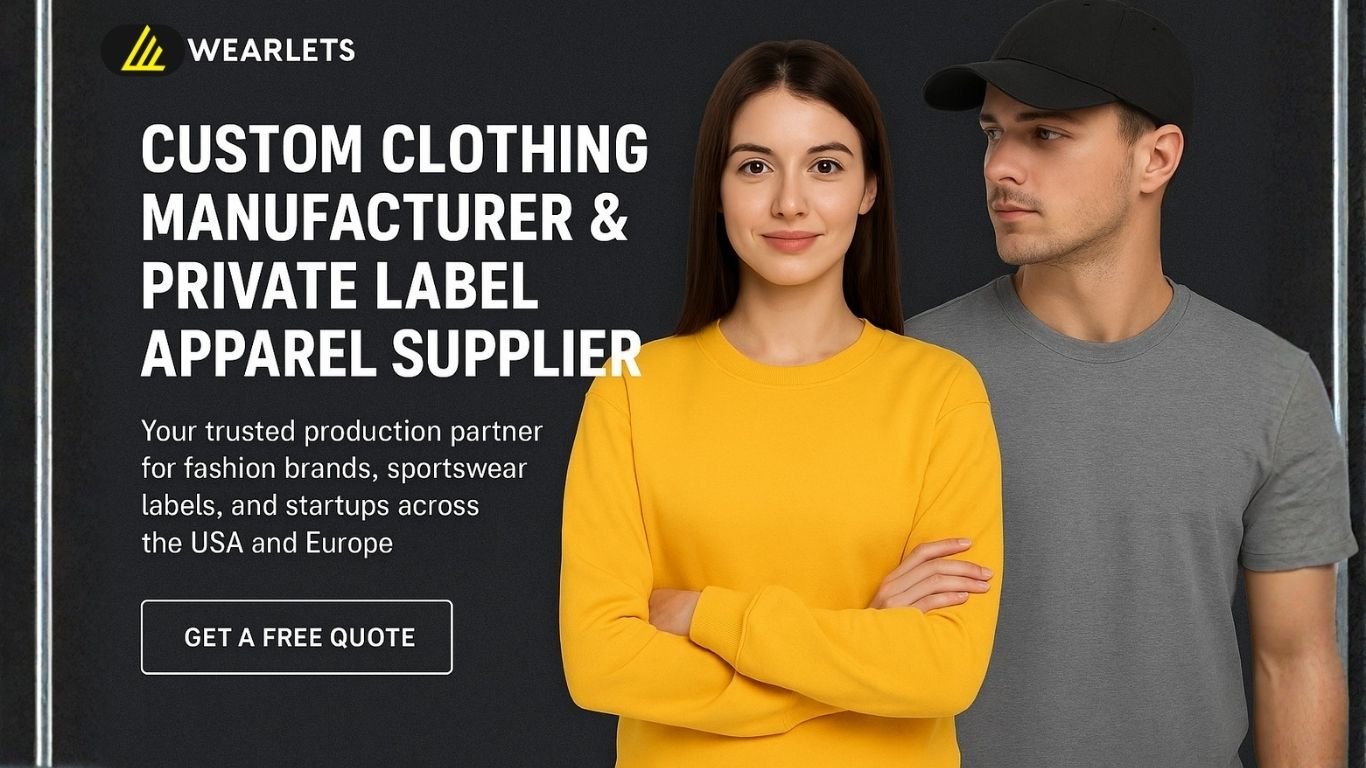 Wearlets ships custom clothing to all 50 US states — trusted clothing manufacturer USA