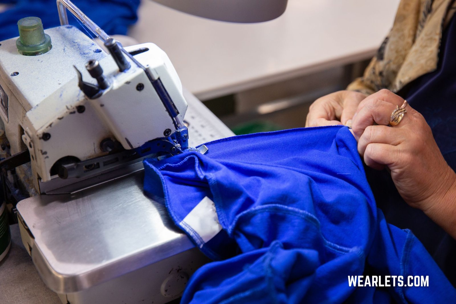 Polo shirt production process at Wearlets factory — cutting and sewing precision