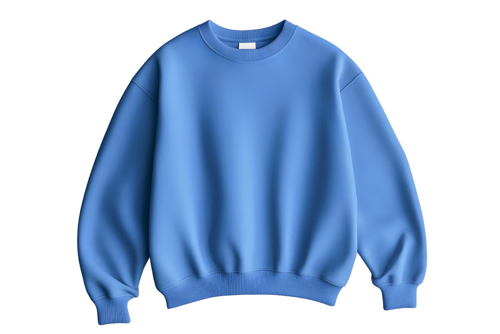 Custom crewneck sweatshirt in cotton fleece for streetwear