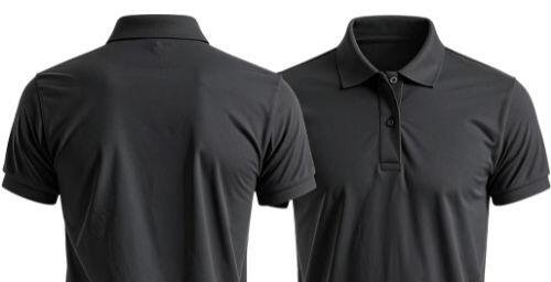 Custom polo shirt in breathable cotton pique for corporate wear