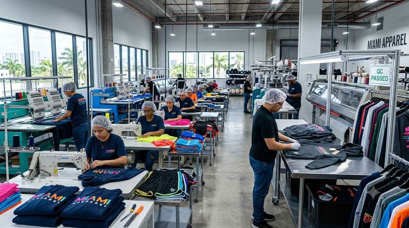 Custom Clothing Manufacturer Miami