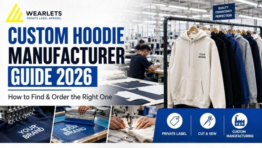 Custom Hoodie Manufacturer Guide 2026 | How to Find & Order the Right One – Wearlets