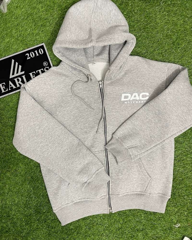 Custom fleece hoodie manufactured for a USA streetwear brand