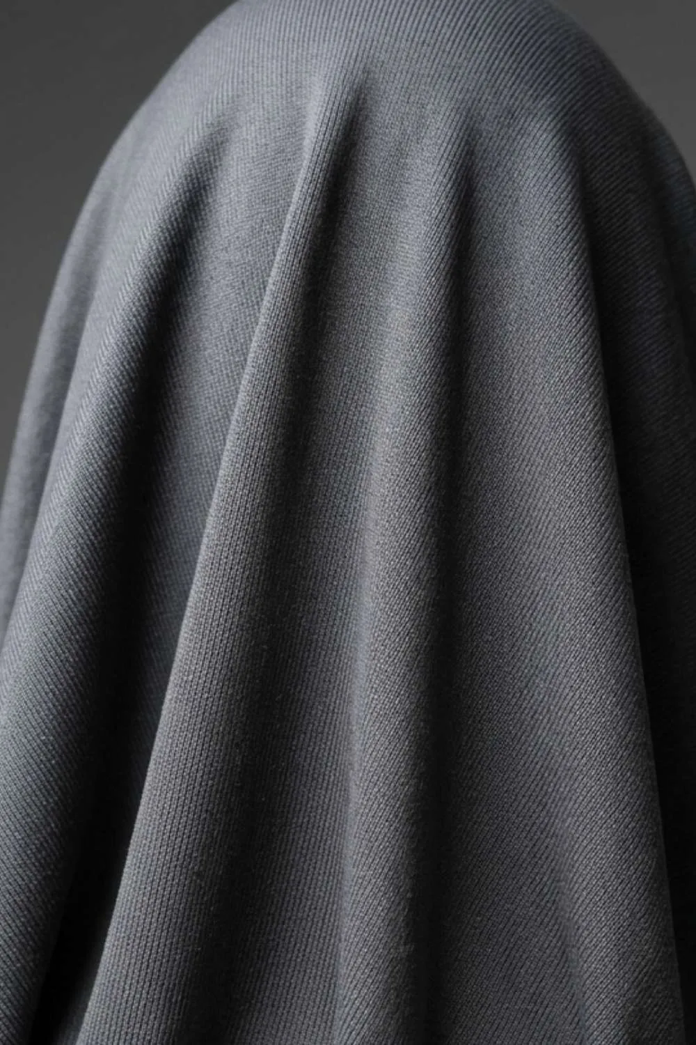 Elastane spandex fabric showing four-way stretch — used in performance and fitted garments