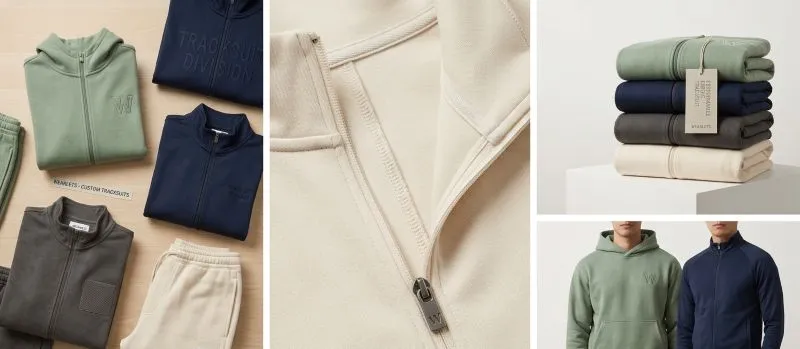 Bulk custom tracksuit manufacturing for Texas sportswear brands