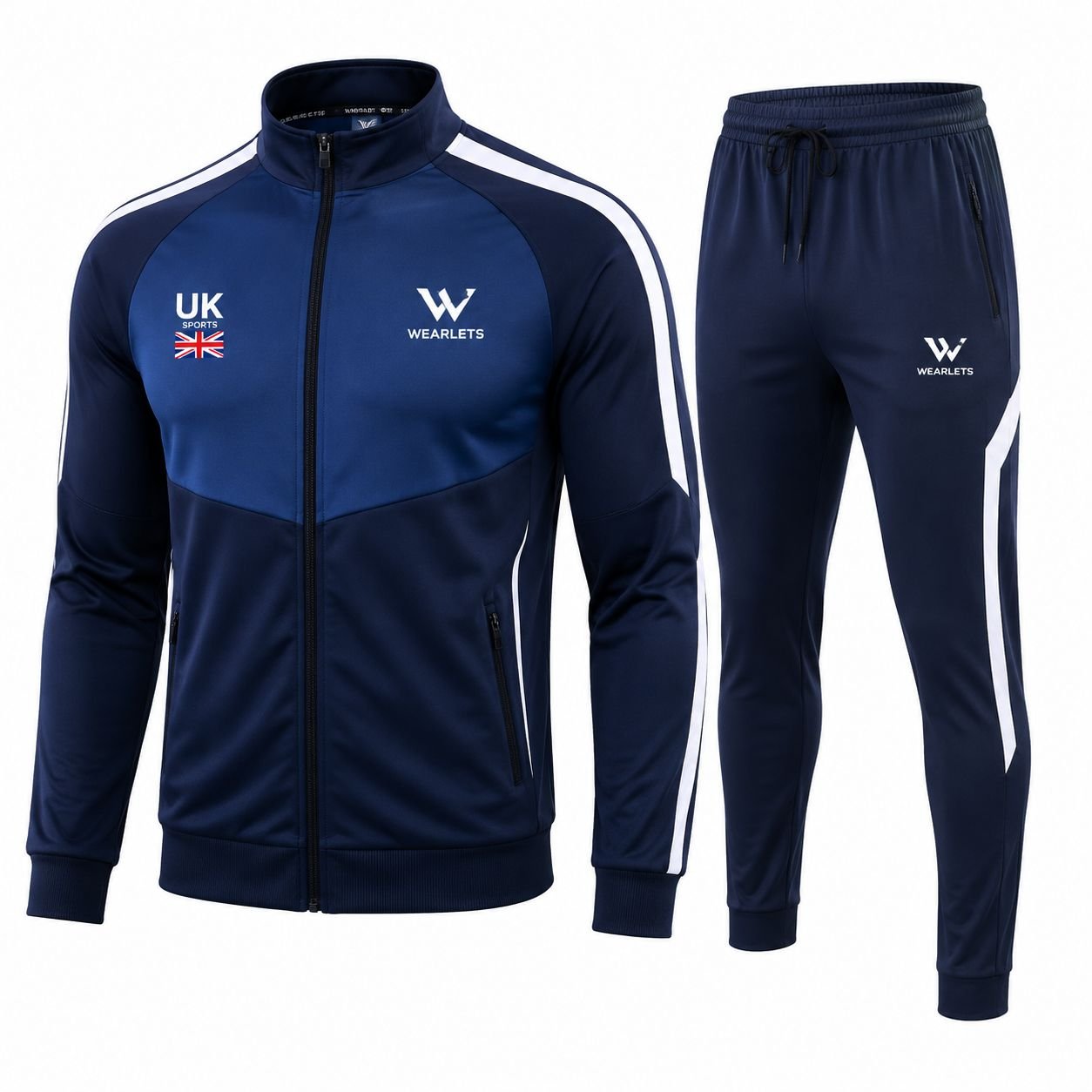 Custom tracksuit set manufactured for UK sports brand — Wearlets