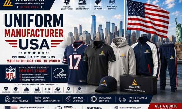 Custom uniform manufacturer in the USA for teams and companies