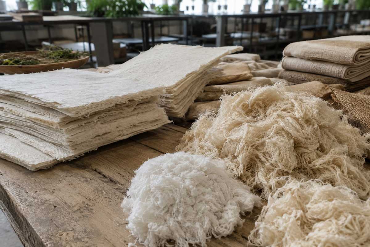 Wood pulp and cellulose fiber, the raw material used to produce rayon fabric