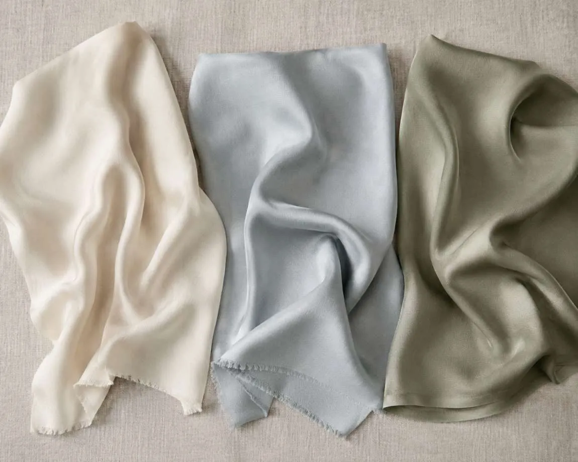 Comparison graphic showing the three main types of rayon: viscose, modal, and lyocell